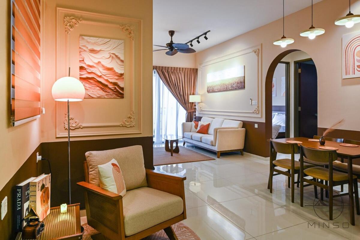 Kingsbay B #5Pax #Vintagewood #Highfloor Apartment Johor Bahru Luaran gambar